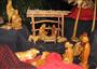 Teakwood Creche (Nativity Scene) from Poland.