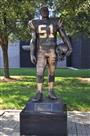 Stan Mills Statue Outside Stadium